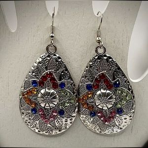 Handmade Multi-colored Boho / Cowgirl Earrings